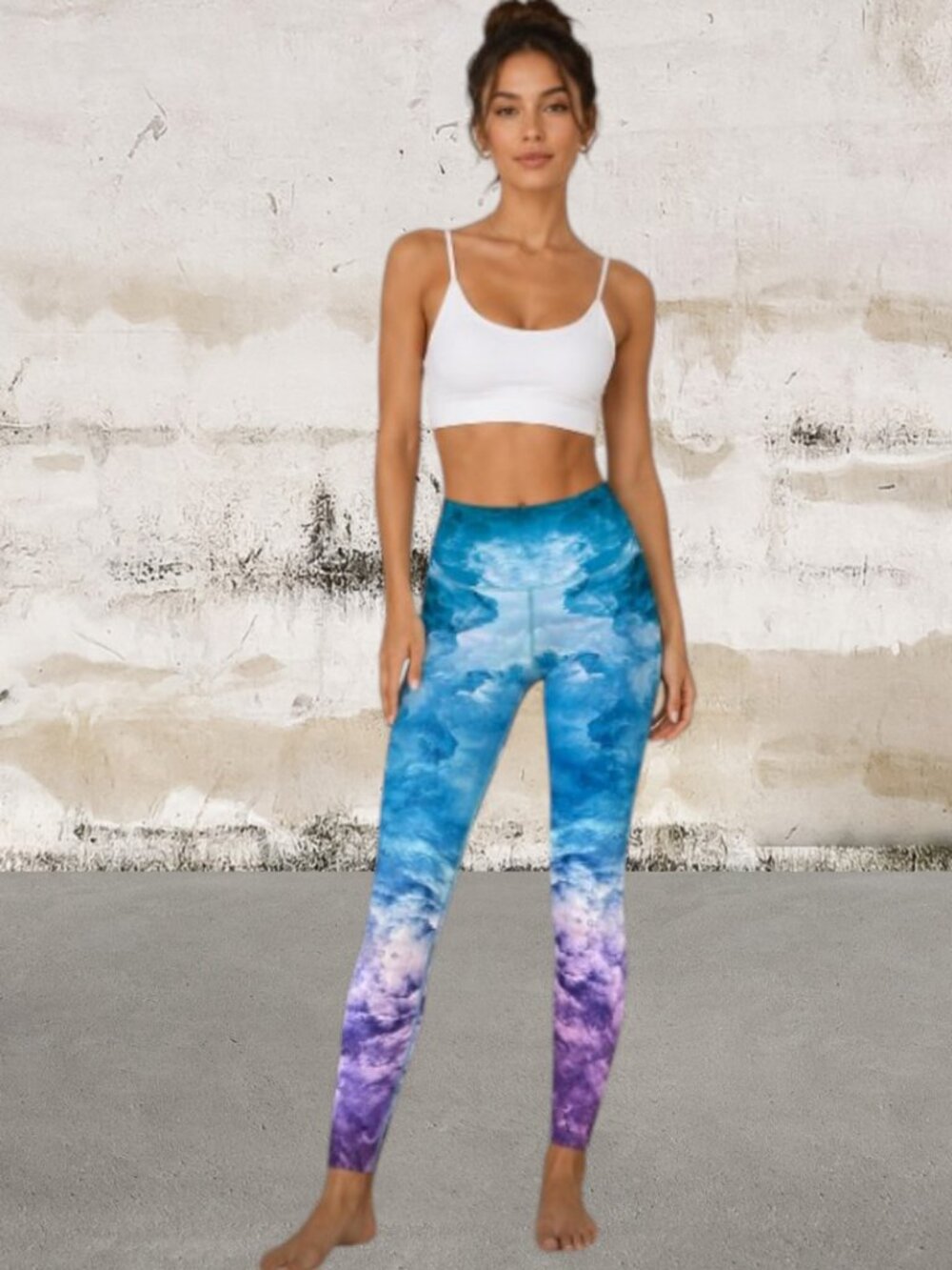 Just Live "Stormy Waters" Leggings Size XS